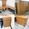 Simo Executive Height Adjustable Peanut Office Suite